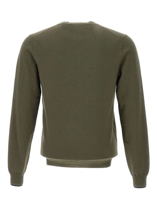 Maglia uomo girocollo verde militare SUN 68 | K4514174